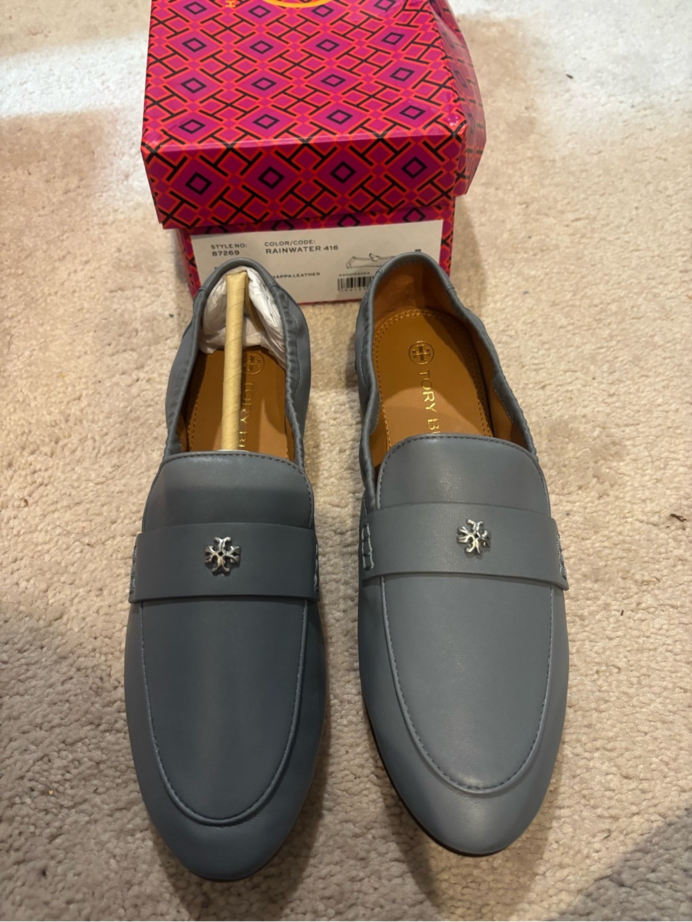 Tory Burch Ballet Loafer in Rainwater